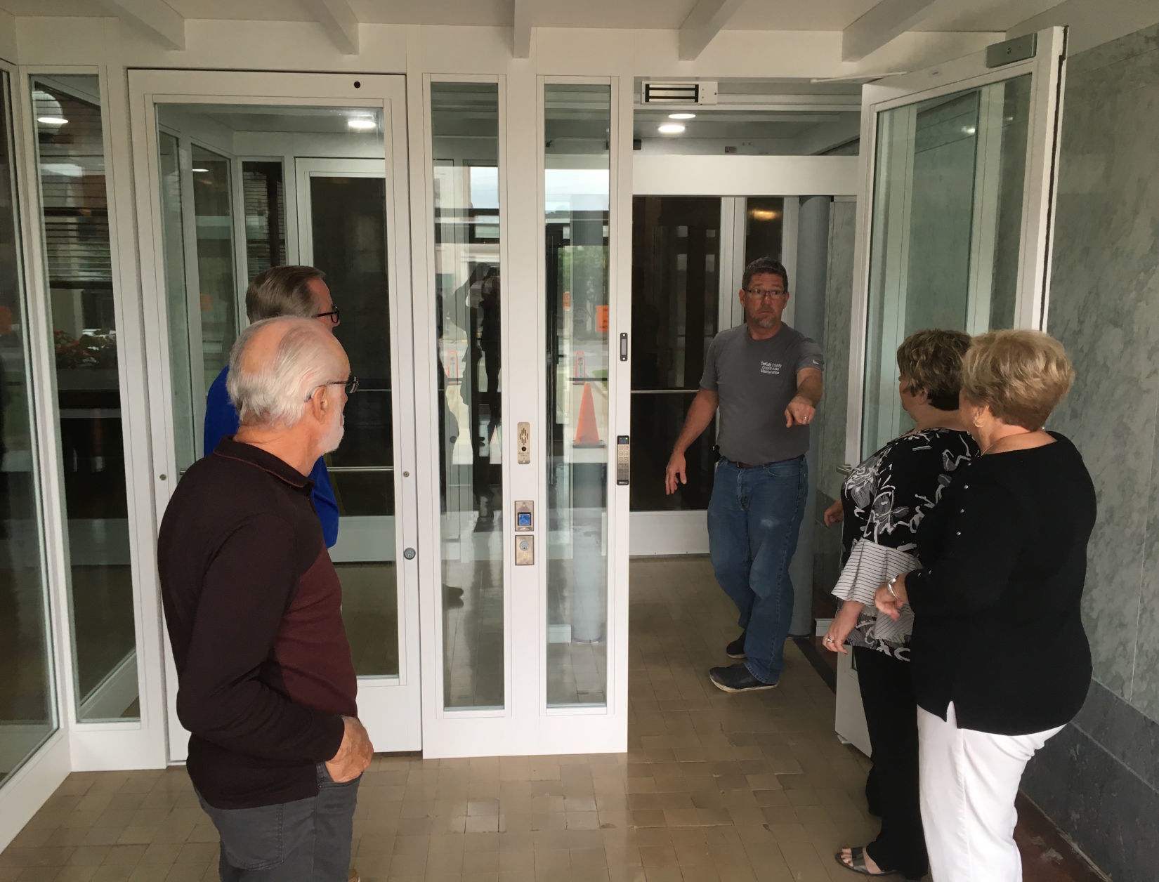 DeKalb County Courthouse’s new secure entrance